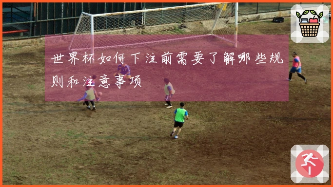 世界杯如何下注前需要了解哪些规则和注意事项