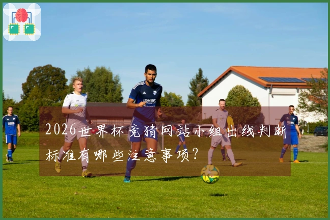 2026世界杯竞猜网站小组出线判断标准有哪些注意事项？