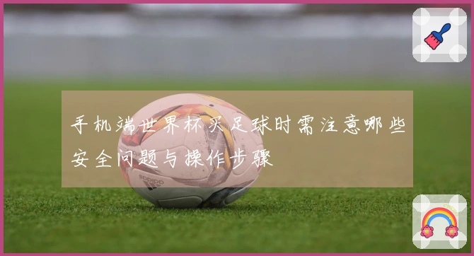 手机端世界杯买足球时需注意哪些安全问题与操作步骤