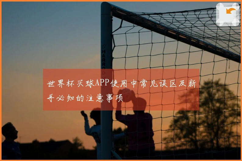 世界杯买球APP使用中常见误区及新手必知的注意事项